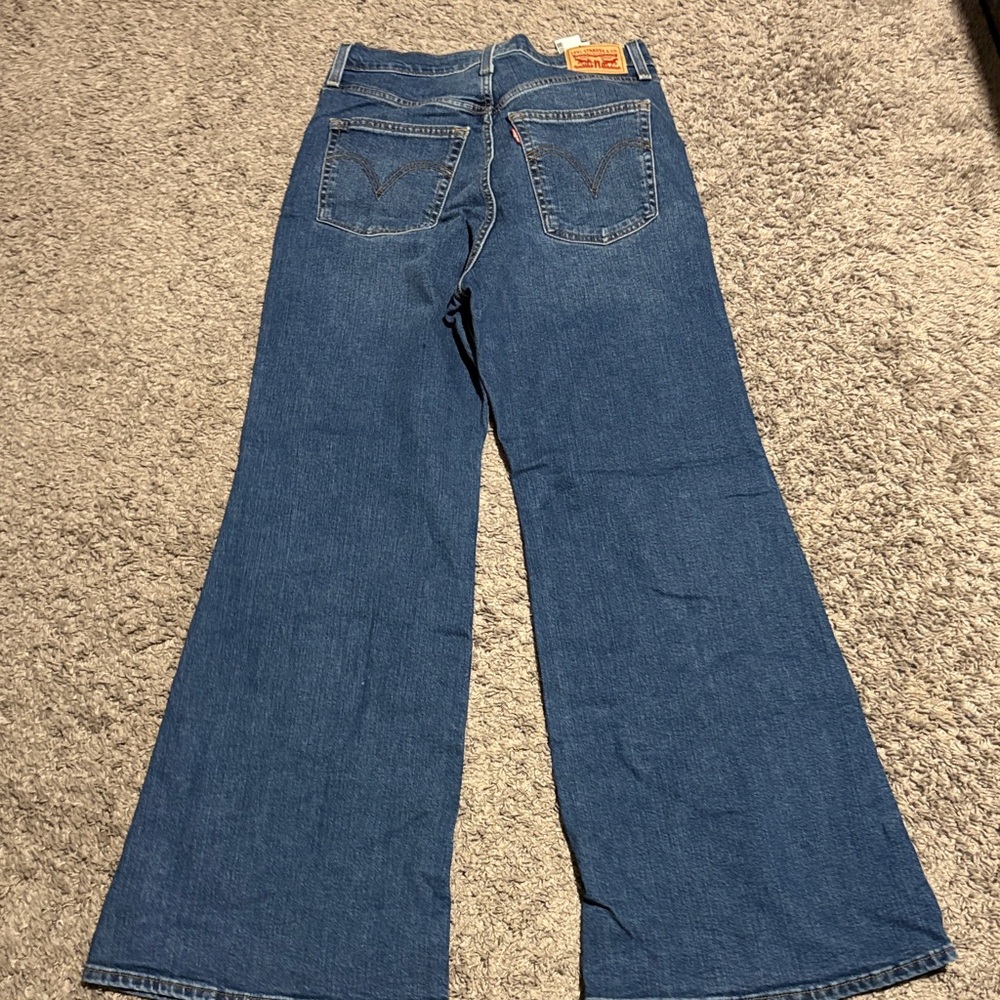 Signature by Levi Strauss Blue Flare Jeans - Picture 3 of 4